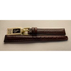 12mm Stuller Brown Textured Calf Watch Band‎
